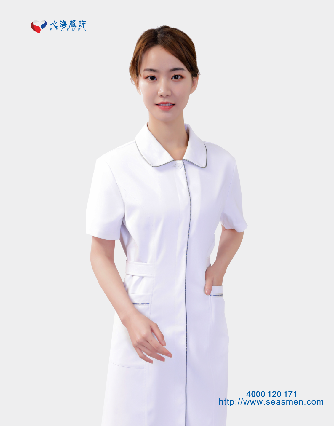 短袖护士服-HSF04