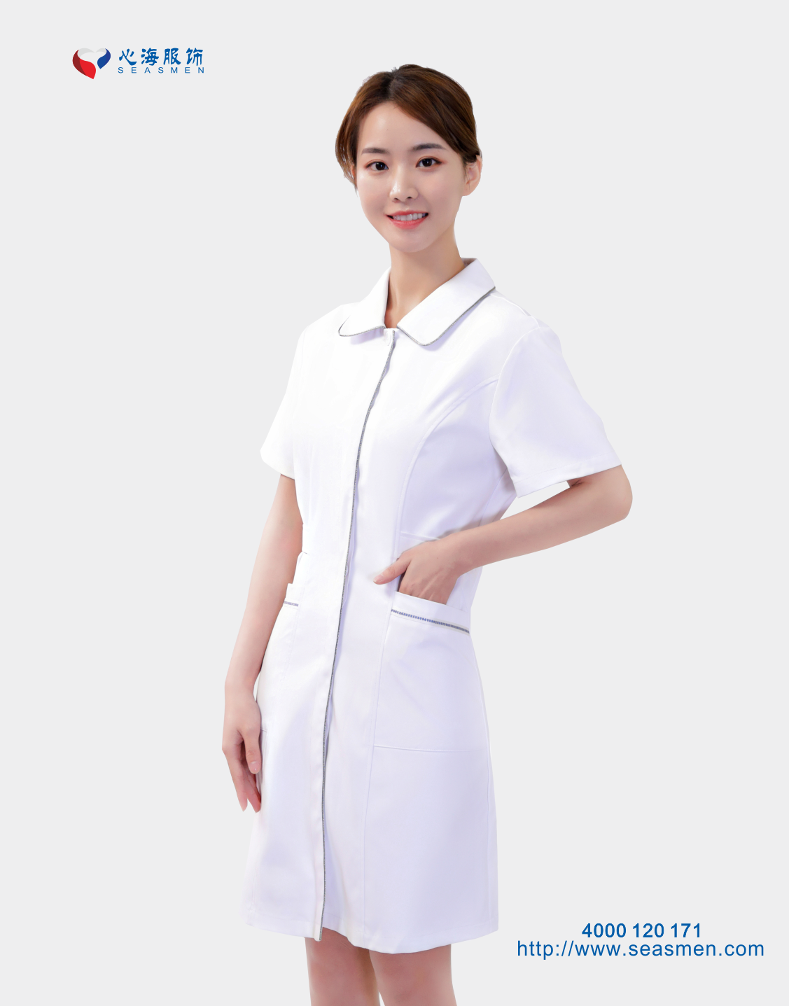 短袖护士服-HSF04